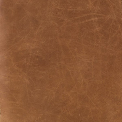 Wilshire 75" Tufted Top Grain Leather Loveseat - Natural Camel - Classic Carolina Home