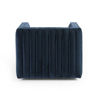 Augustus 32" Swivel Chair - Navy - Classic Carolina Home