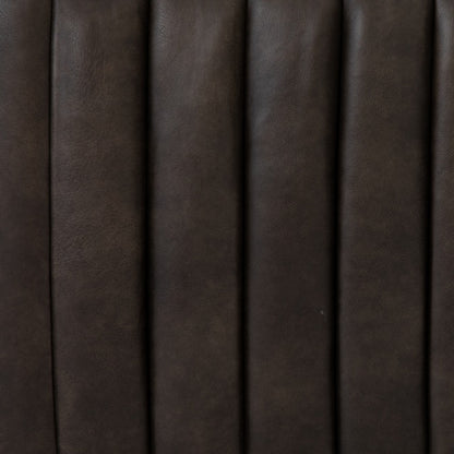 Augustus 32" Top Grain Swivel Chair - Wolf - Classic Carolina Home