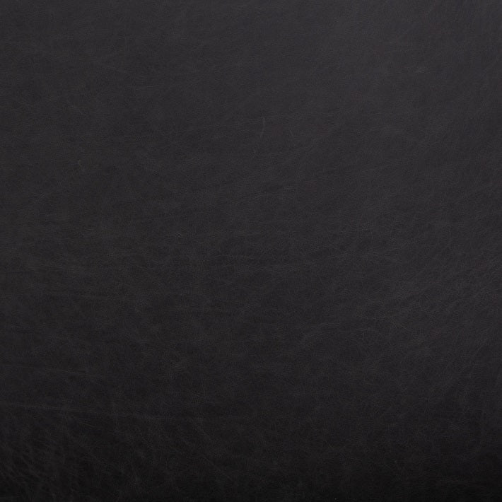 Kenton 79" Oak + Steel Chaise - Black - Classic Carolina Home