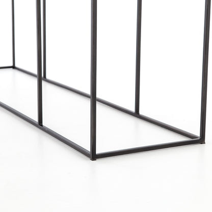 Sandoval 71" Wood + Brass Console Table - Classic Carolina Home