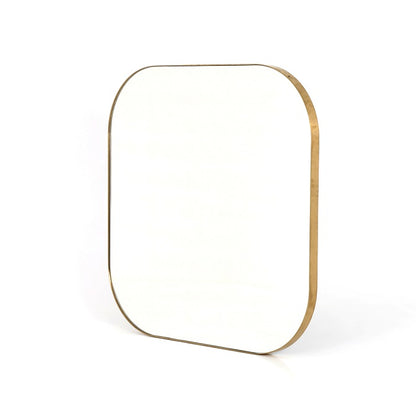 Bellvue 47" Square Mirror - Polished Brass - Classic Carolina Home