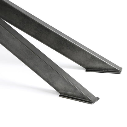 Spenzia 65" Oak + Iron Console Table - Brass - Classic Carolina Home