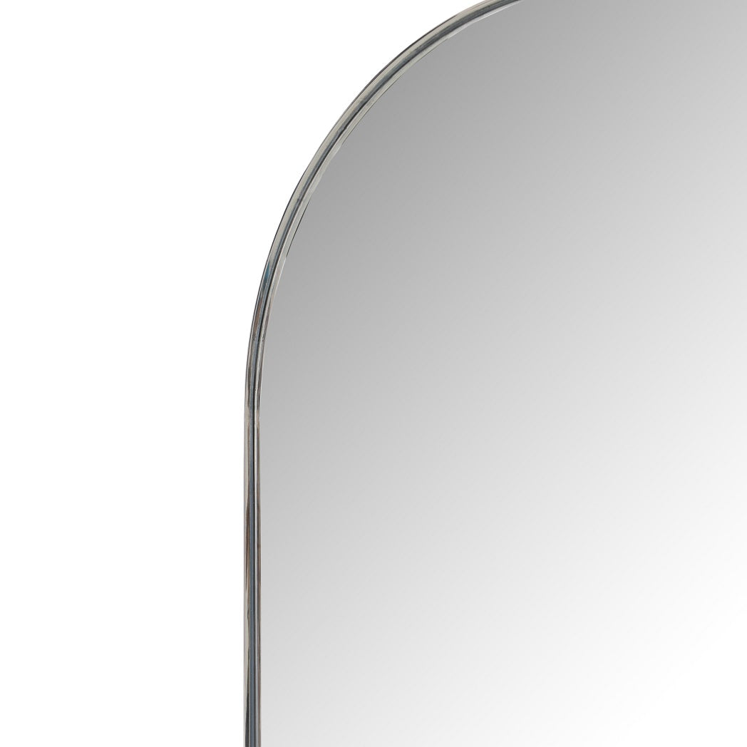 Bellvue 47" Square Mirror - Shiny Steel - Classic Carolina Home