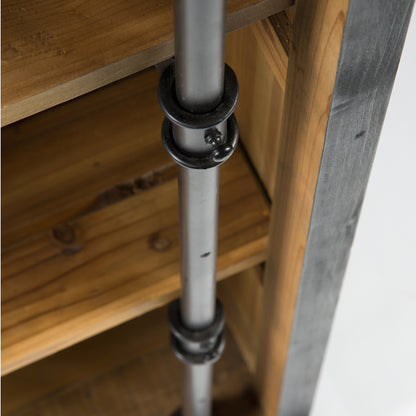 Ivan 39" Bookcase - Antique Black - Classic Carolina Home