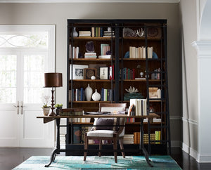 Ivan 39" Bookcase - Antique Black - Classic Carolina Home