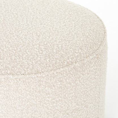Johnna 22" Ottoman - Cream - Classic Carolina Home