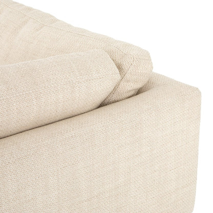 Tate 125" Sectional w/Chaise - Taupe - Classic Carolina Home