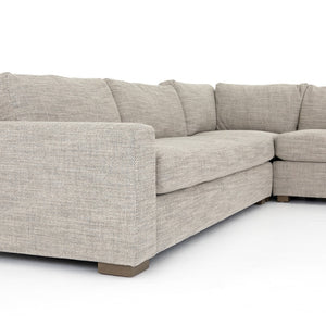 Manassas 118" Bench Seat Sectional - Quick Sand - Classic Carolina Home