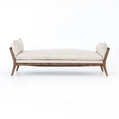 Kelly 85" Chaise - Cream - Classic Carolina Home