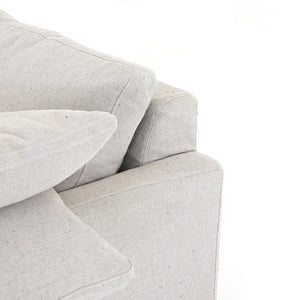 Ono 92" Bench Seat Sofa - Light Grey Denim - Classic Carolina Home