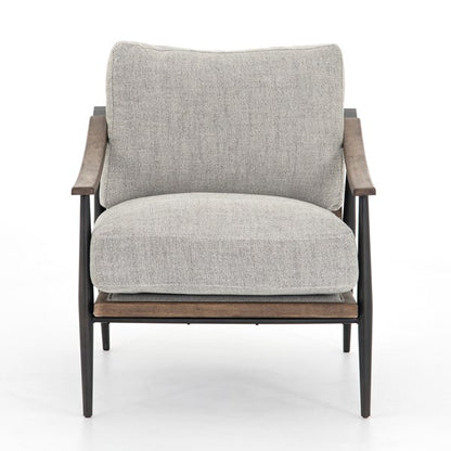Clark 29" Occasional Chair - Grey Twill - Classic Carolina Home