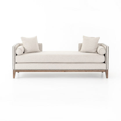 Marci 83" Double Chaise - Platinum - Classic Carolina Home