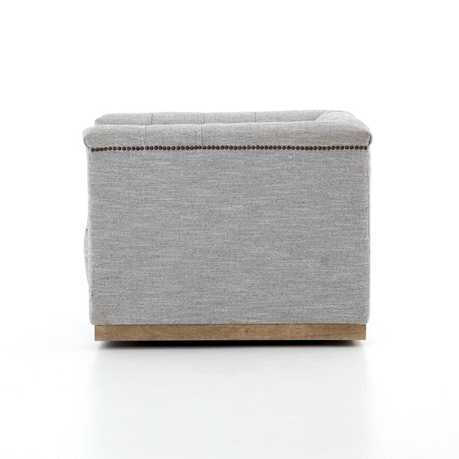 Maxine 34" Swivel Chair - Estate Grey - Classic Carolina Home