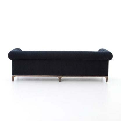 Griffin 95" Tufted 2 Cushion Sofa - Navy - Classic Carolina Home
