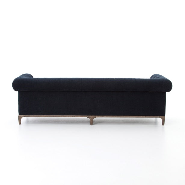Griffin 95" Tufted 2 Cushion Sofa - Navy - Classic Carolina Home