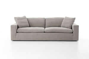 Mabry 96" 2 Cushion Down Sofa - Twill Pewter - Classic Carolina Home
