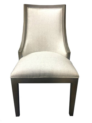 Charlene 22" Upholstered Dining Chair - Almond + Driftwood - Classic Carolina Home