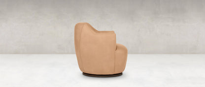 Wendy Express Ship 31" Top Grain Leather Swivel Chair