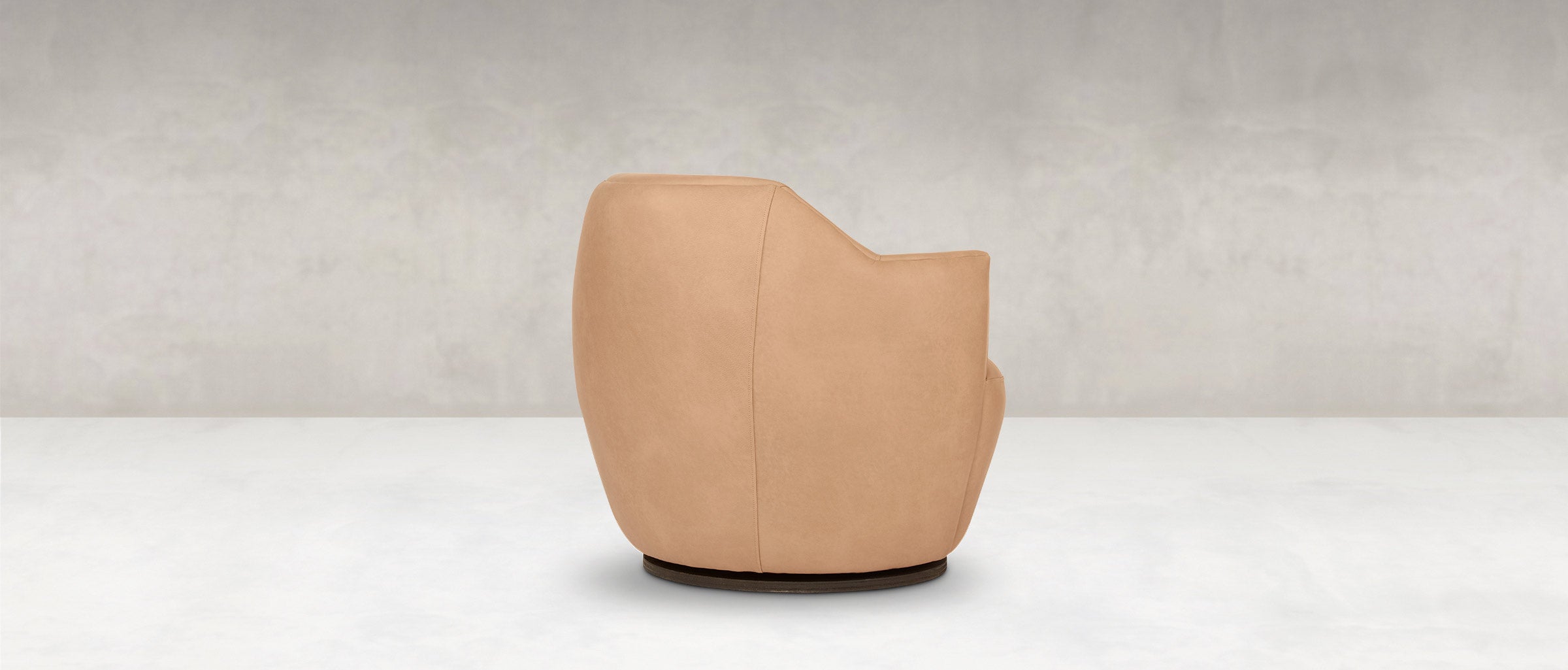 Wendy Express Ship 31" Top Grain Leather Swivel Chair