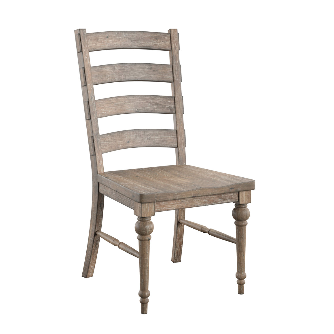 Greenville Acacia Ladderback Dining Chair - Sandstone - Classic Carolina Home