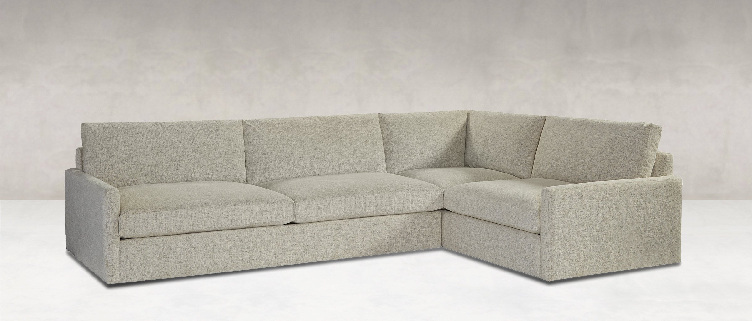 Ethan Quick Ship 117" x 89" 5 Trillium Cushion Sectional