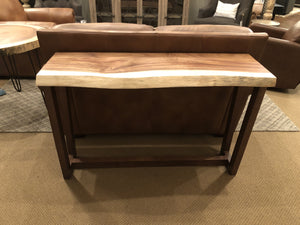 Fletcher 48" Guanacaste Live Edge Console Table - Classic Carolina Home