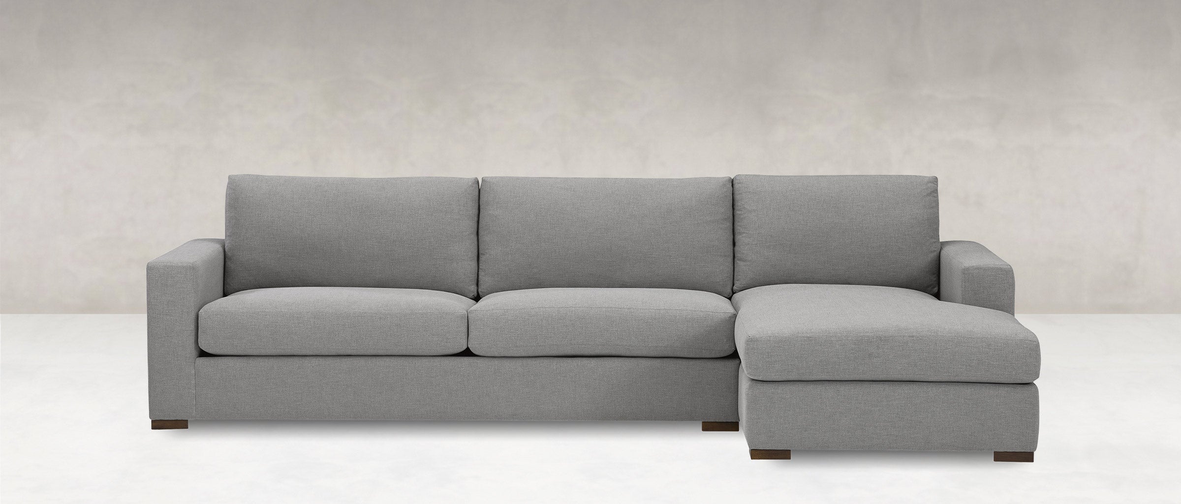 Gretchen Quick Ship 121" Wide Track Arm Sofa + Chaise