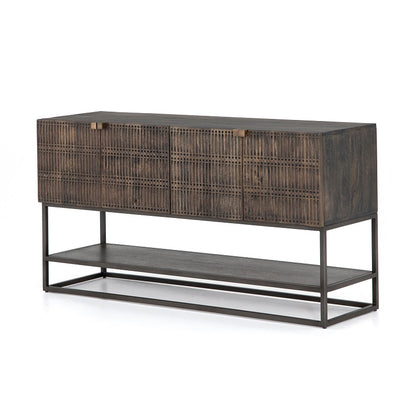 Kenton 56" Wood + Iron Media Console - Classic Carolina Home