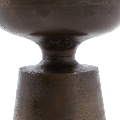 Craig 14" Aluminum End Table - Antique Rust - Classic Carolina Home