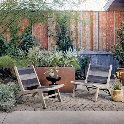 Craig 14" Aluminum End Table - Antique Rust - Classic Carolina Home