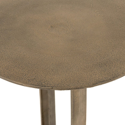 Douglas 18" Outdoor Aluminum End Table - Aged Bronze - Classic Carolina Home