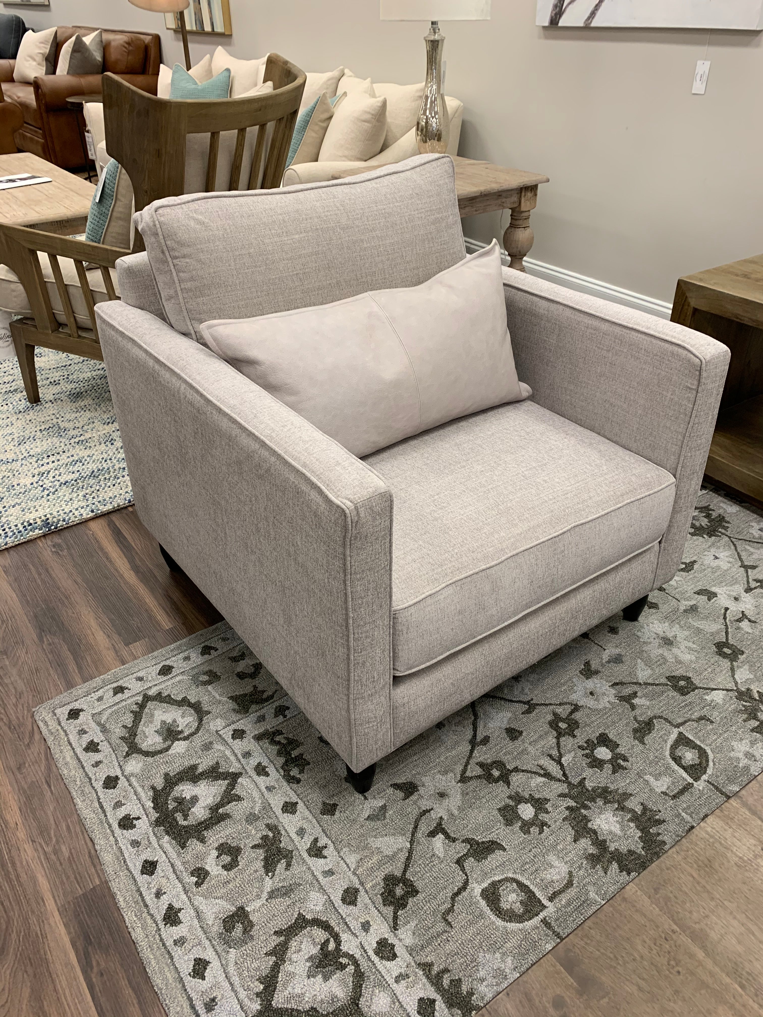 Jeremy Customizable 34" Chair - Soft Greige - Classic Carolina Home