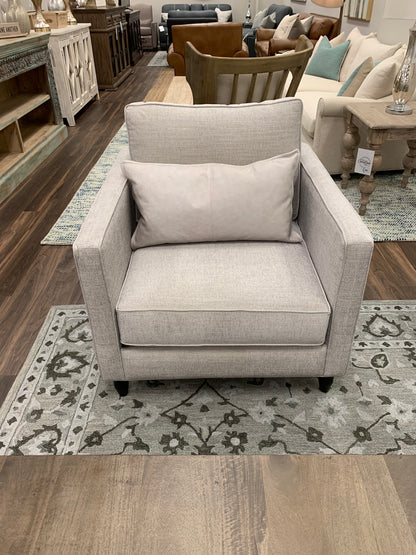 Jeremy Customizable 34" Chair - Soft Greige - Classic Carolina Home
