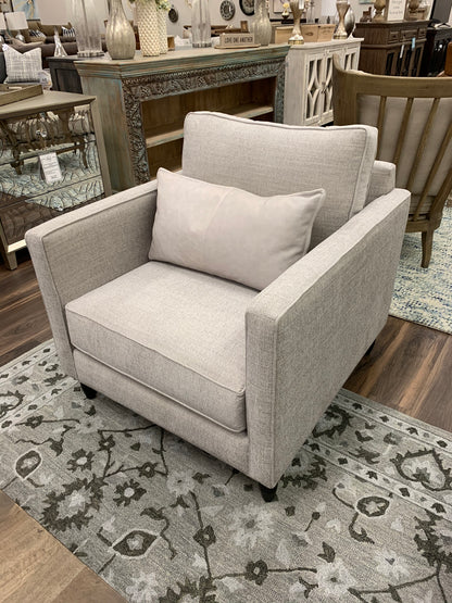 Jeremy Customizable 34" Chair - Soft Greige - Classic Carolina Home