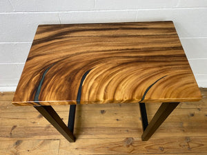 Fletcher 24" x 24" Guanacaste Live Edge End Table