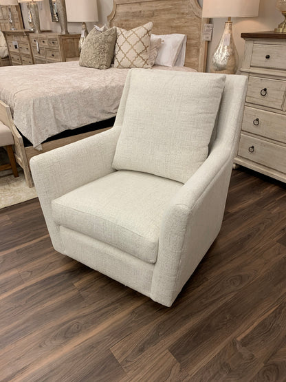 Hugo Quick Ship 36" Swivel Glider Chair - Cloud