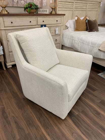 Hugo Quick Ship 36" Swivel Glider Chair - Cloud