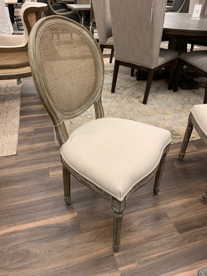 Hartwell Oval Mesh Back Side Chair - Putty