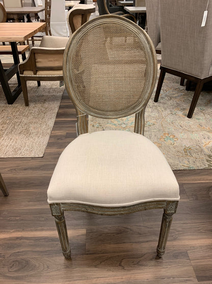 Hartwell Oval Mesh Back Side Chair - Putty