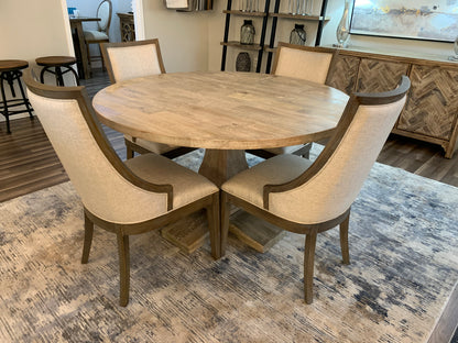 Sardis 53" Round Dining Table - Sand Wash