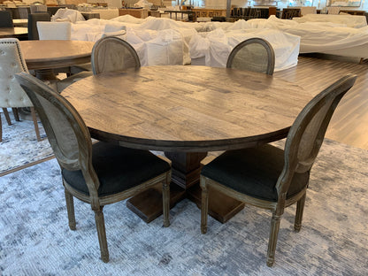 Sardis 53" Round Dining Table - Carbon