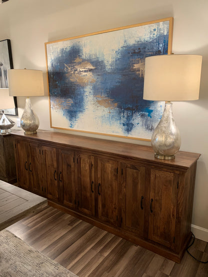 Ulysses 104" 8 Door Sideboard - Dark Ash