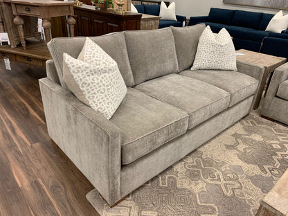 Kelly Express Ship 81" 3 Cushion Apartment Sofa - Velvet Taupe