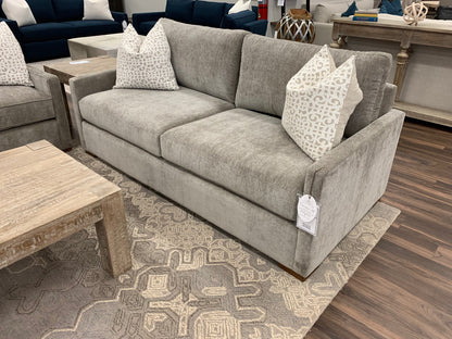 Kelly Express Ship 81" 2 Cushion Apartment Sofa - Velvet Taupe