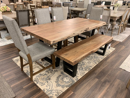 Malcolm Acacia 72" Live Edge Dining Table - Natural