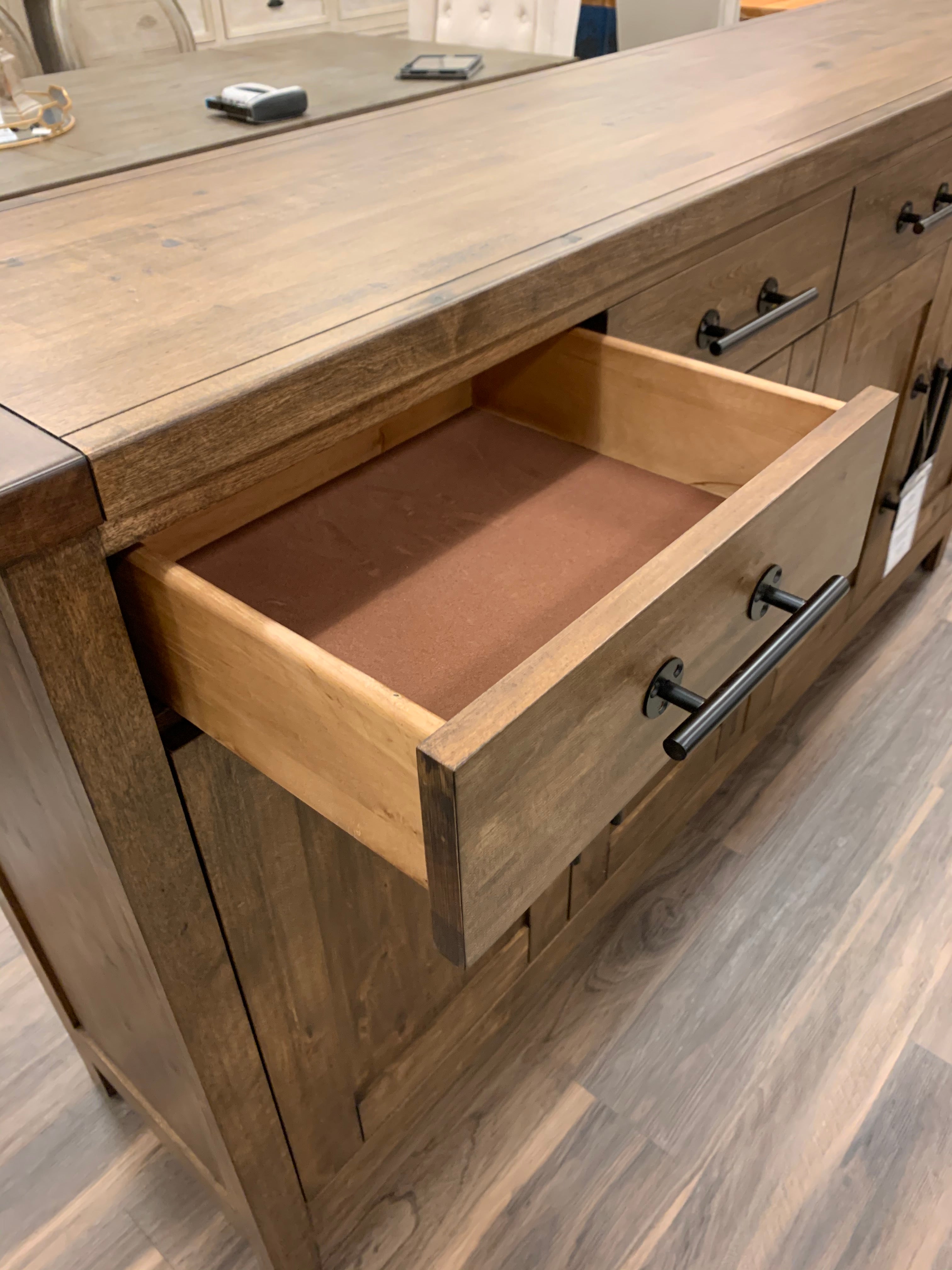 Vail 72" 4 Door 4 Drawer Sideboard - Earth