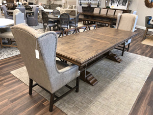 Chesney 88" - 110" Extension Dining Table - Earth - Classic Carolina Home