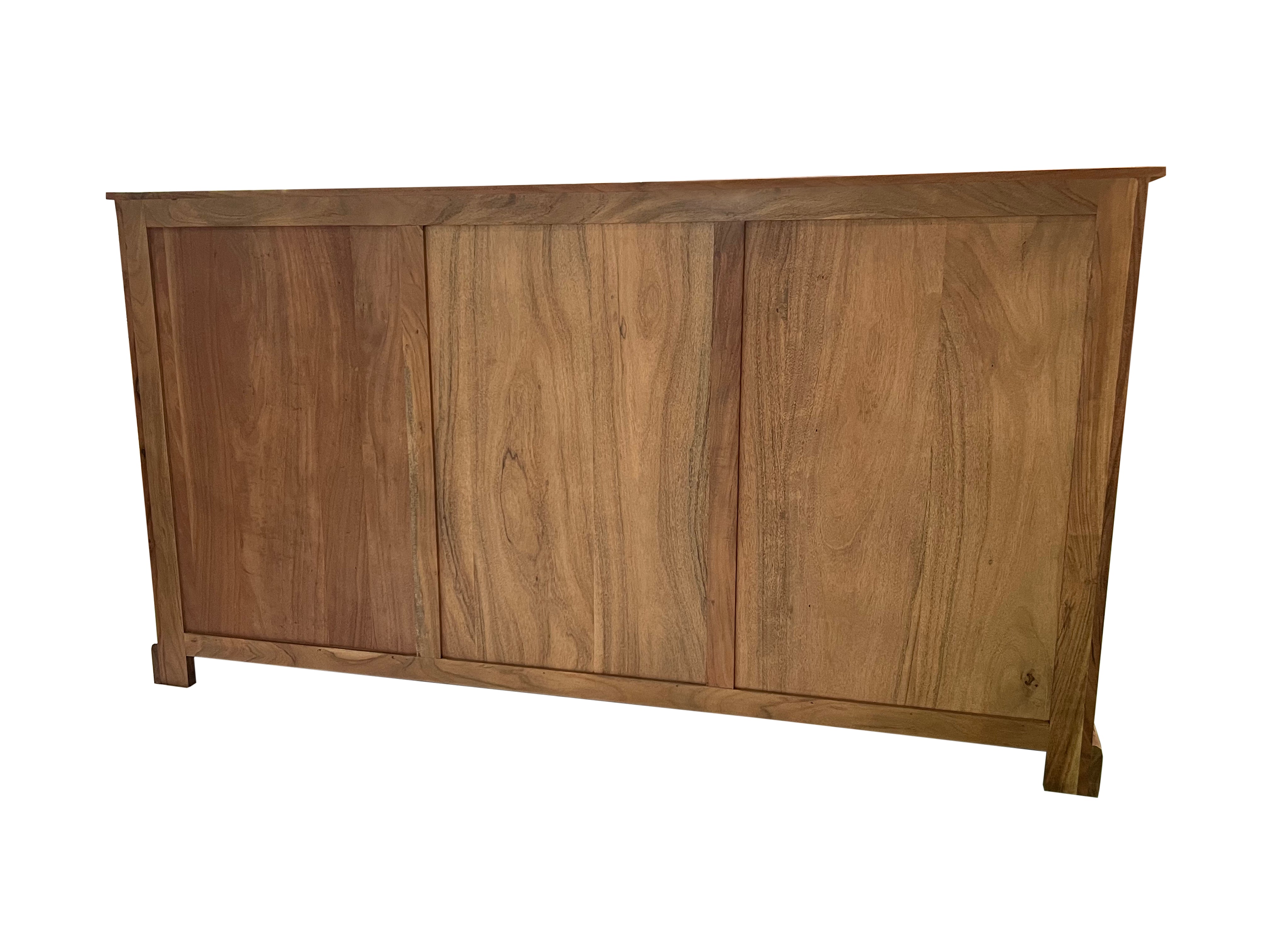 Billings 72" Acacia Breakfront 4 Door Sideboard - Natural