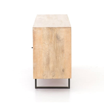 Dennen 72" Wood + Iron Sideboard - Natural Mango - Classic Carolina Home